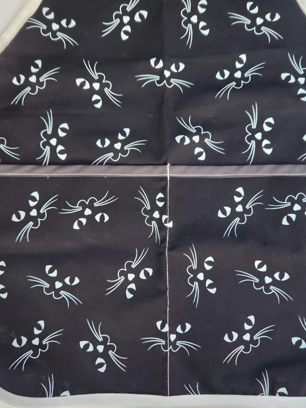 Handmade Children's  Black Cat Apron